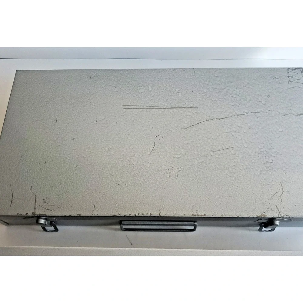 Logan #110 De Luxe 2x2 Slide Trays Gray Lot of 3